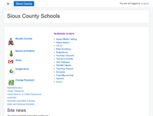 Tablet Screenshot of learn.siouxcountyschools.org